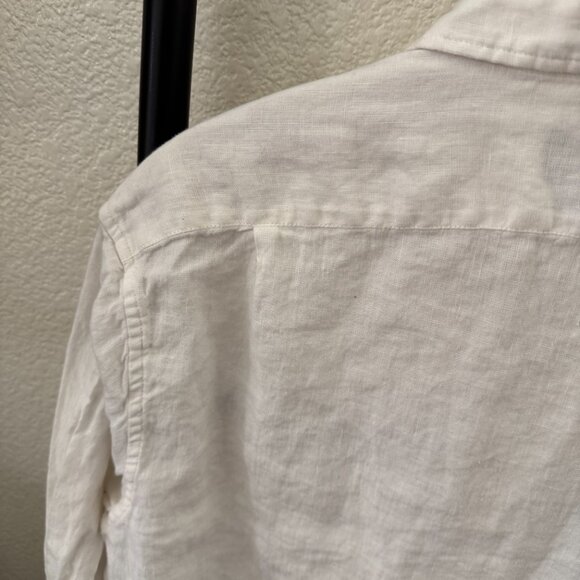 J. Crew Linen Cotton Blend Shirt Size Medium - Picture 6 of 6